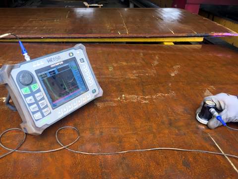 Verificación del espesor del recargue