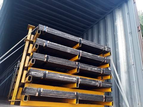 Productos antidesgaste embalados para despacho